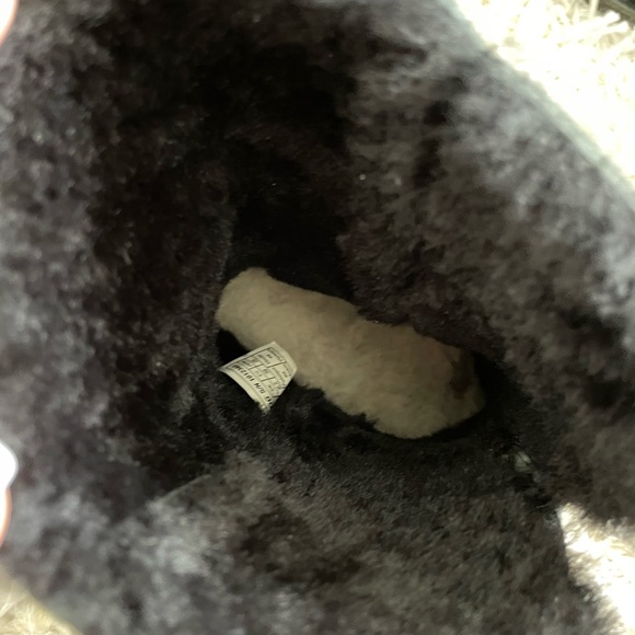 UGG Suede Fur Trim Moto Boots - Picture 7 of 9